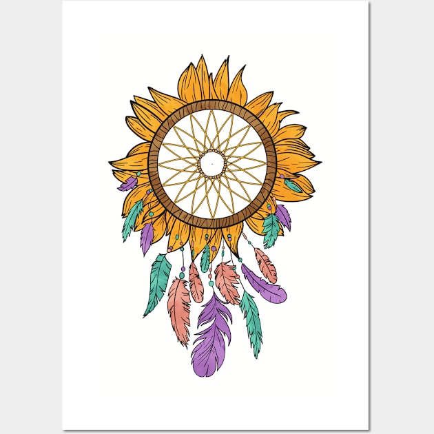 dream Catcher Wall Art by PaperHead